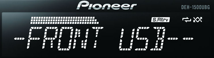 Pioneer DEH 1500 UBG panel